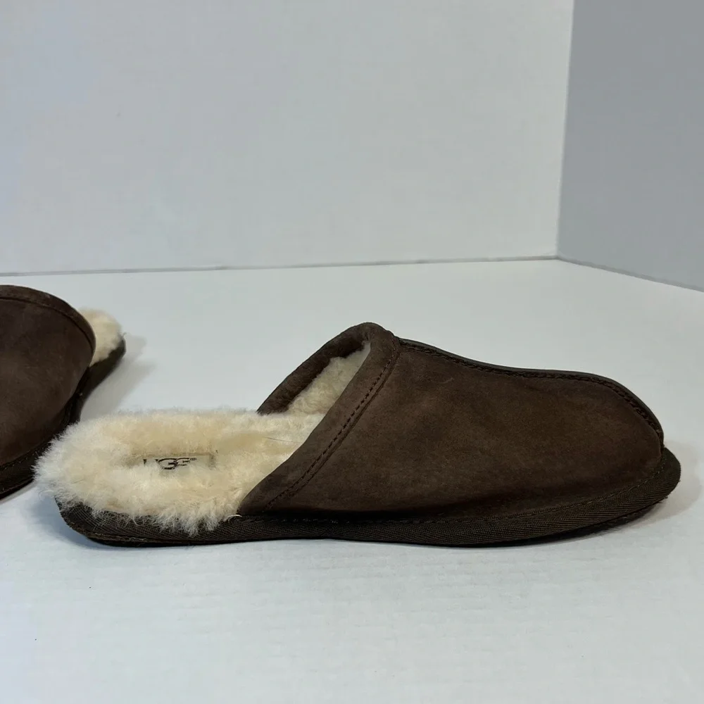 UGG Men's Scuff Suede‎ Slipper in Brown Suede Mens Size 8